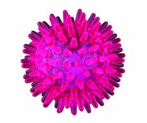 TRIXIE Flashing hedgehog ball for dogs, orange, ø 5 cm, 50 hours light duration, activation on impact
