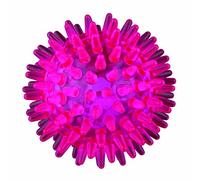 TRIXIE Flashing hedgehog ball for dogs, orange, ø 5 cm, 50 hours light duration, activation on impact