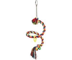 Trixie Flexible Rope Spiral Perch with Screw Fixing - 50cm/21mm