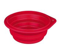 TRIXIE foldable travel bowl - 0.5 l - ø 14 cm - dishwasher safe - suitable for microwave - TPE - 1 piece - various colours - random selection - 25011.