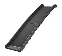 TRIXIE folding ramp for dogs - facilitates access to the boot - walking surface with sandpaper coating - 40 x 156 cm - width of walking surface: 33 cm - up to 90 kg - black - 3939