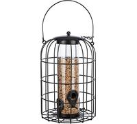 TRIXIE Food Dispenser with protective grid, 950 ml/ø 17 × 26 cm, black - 55426