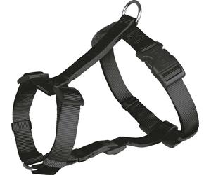 Trixie Friends On Tour Classic H-Harness Black - Medium/Large - 50-75 cm/20 mm