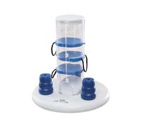 TRIXIE Gambling Tower Strategy Game - Dog strategy toy with slots and cones - non-slip - Level 2 - Plastic - ø 25 × 27 cm - 32016