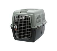 TRIXIE Giona 5 Transport Box - Recycled - M: 60 61 81 cm - Anthracite and gray-green