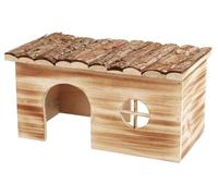 TRIXIE Grete Natural Living Flamed Wood House, 35 x 18 x 20 cm