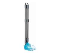 Trixie Grey/Blue Dog Waste Dustpan with Rake And Telescoping Handle 60-107 cm