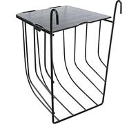 TRIXIE Hanging hay rack, With lid, Metal, 13 × 18 × 12 cm, black