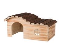Trixie Hanna Flamed Natural Wood Rat Chinchilla Guinea Pig Rabbit House Sizes