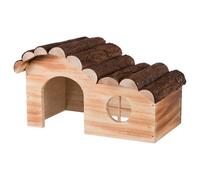TRIXIE HANNA FLAMED NATURAL WOODEN RAT CHINCHILLA GUINEA PIG RABBIT HOUSE SIZES