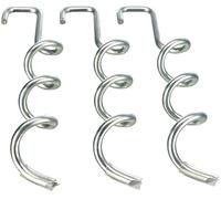 TRIXIE Heavy Duty Steel Ground Stakes, Twist, 3 pc