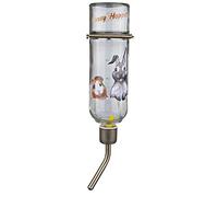 Trixie Honey And Hopper Glass Water Bottle, 500ml - Bottle 500ml Animal Small - glass water bottle trixie 500 ml animal honey hopper small rabbit