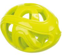 TRIXIE Honeycomb Dog Toy, TPR Chew Toy with Built-in Squeaker, Durable Rubber Dog Chew for Teeth Cleaning and Gum Massage, Interactive Play Toy for Small, Medium & Large Dogs-11 cm