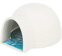 Trixie Igloo with Cooling Ceramic Plate, 13 x 9 x 15 cm, White, Nesting Boxes, pupae, Pads, Fabric Tunnels, Houses, Wicker Tunnels