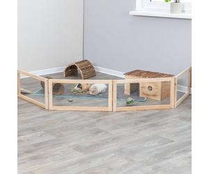 TRIXIE Indoor free-range enclosure, guinea pig, 4 elements each 60 × 30 cm