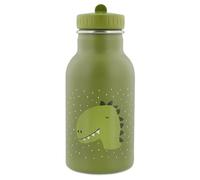 Trixie Insulated Drinking Bottle - Mr. Dino - 350ml Stainless Steel Water Bottle for Kids - Green - Keeps Drinks Cold - Leakproof - Eco-Friendly and BPA-Free