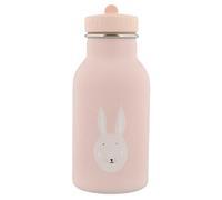 Trixie Insulated Drinking Bottle - Mrs. Rabbit - 350ml Stainless Steel Water Bottle for Kids - Pink - Keeps Drinks Cold - Eco-Friendly and BPA-Free
