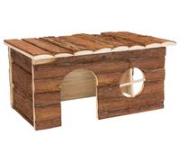 Trixie Jerrik Natural Wooden House Hamster Rat Chinchilla Hide