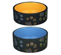 Trixie Jimmy Dog Pet Ceramic Bowl Paw Print Design Puppy or Adult