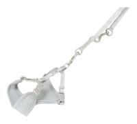 Trixie Junior Soft Puppy Harness with Lead - Light Grey