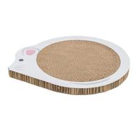 Trixie Junior Scratching Mat Mouse With Catnip White
