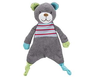 TRIXIE Junior Teddy, 28 cm - Soft plush teddy for home - Washable & cuddly bear with fluffy surface - 36176