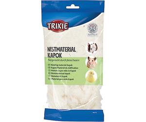 Trixie Kapok, nest Building Material, 40 g, Creamy, Booths, nests, perches, Nesting Boxes, cocoons, Pads, Fabric Tunnels