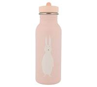 Trixie Kids Stainless Steel Water Bottle, Mrs Rabbit, 500ml | Stainless Steel, BPA-Free, Durable, Lightweight And Shock-Resistant, Ideal For Nursery, School, Sports And Days Out