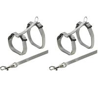 Trixie Kitten Harness with Leash, Nylon (colour assorted) (Pack of 2)