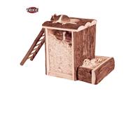 TRIXIE LARGE HAMSTER FUN PLAYEDGROUND AND BURROW TOWER 25 x 24 x 20CM