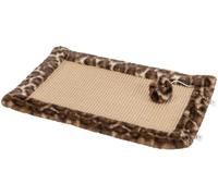 TRIXIE Leo Sisal Scratch Mat, 55 × 35 Cm, Scratching Toy For Hanging Or Laying Flat - 48171