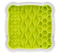 Trixie Lick'n Snack Licking Plate, Slow Feeder, Dogs and Cats Lick Mat Green, Medium