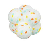 TRIXIE Light & Strong Bubble Ball Dog Toy - Multicolour - Ø 8 cm | Ultra-lightweight, waterproof EPS, robust and bouncy for active outdoor play for fetch, retrieval and swimming games