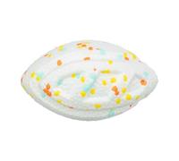Trixie Light & Strong Rugby - EPS Dog Toy - Ultra Light & Durable - Ideal for Fetch - White/Multicoloured - 12.5cm