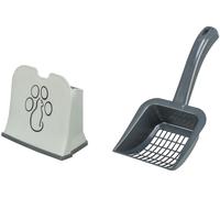 TRIXIE Litter Scoop Set Easy Clean Holder, Fits All Litter Types, L Size