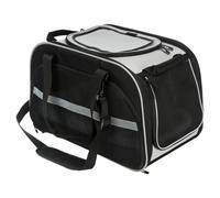 TRIXIE Pets Living and Transport Bag Valery Black and Grey Pet Carrier Crate
