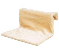 TRIXIE lying trough for radiators - adjustable holder - between 10 - 12 cm - plush cover - for common radiators - up to 5 kg - cover washable up to 30 °C - 48 x 26 x 30 cm - 43201