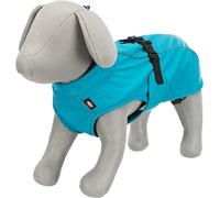 TRIXIE mackintosh Vimy for dogs size L turquoise - belly circumference 60 - 85 cm, back length 55 cm - dog mackintosh with reflective elements - comfortable & adjustable - 680206