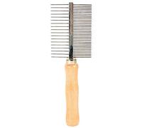 Trixie Medium and Wide Teeth Double-Sided Comb, 17 cm