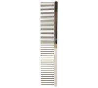 Trixie Metal Comb, 16 cm, Wide Teeth, Black, White
