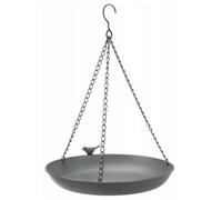 TRIXIE 55512 Hanging Bird Bath Metal 2200 ml Diameter 30 cm Grey