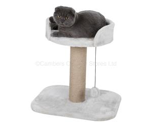 Trixie Mica Kitten Cat Climbing & Scratching Post With Resting Place 46cm Tall