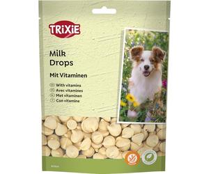 TRIXIE Milk Drops with Vitamins - Vegetarian dog snack - Gluten-free - With valuable vitamins - 350 g