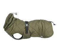 TRIXIE Minot Olive Green Waterproof Dog Coat for Medium Dogs