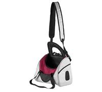 TRIXIE Mitch 28955 Front Pocket 35 × 28 × 22 cm Silver/Berry