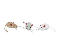 Trixie Mouse House Cat Toy 24 Pieces With Catnip Plush 5 Cm Colorful