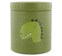 Trixie Mr Dino 500ml Insulated Lunch Pot - Food container for lunch/snacks | Insulated container for soup, baby purée, 350ml food jar, thermal cup for on the go, stainless steel