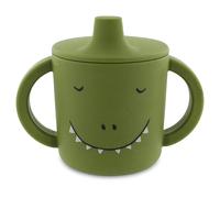 Trixie - Mr Dino Sippy Cup - 4m+ - 100% Food Grade Silicone - Green