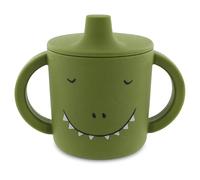 Trixie - Mr Dino Sippy Cup - 4m+ - 100% Food Grade Silicone - Green