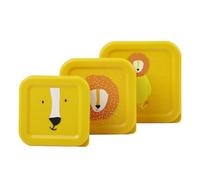 Trixie Mr. Lion Nesting Snack Boxes Set of 3 for Kids | Dishwasher-safe and perfect for school, home and on-the-go snacks.